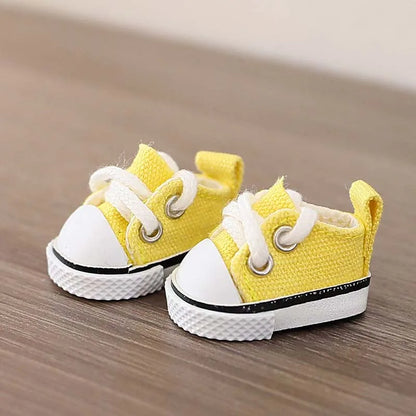 For LABUBU Canvas Shoes Suitable for 17cm Labubu Dolls Shoes Boots Toys Casual Sports Shoes Dolls Accessories DIY Doll Toys