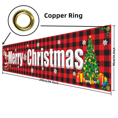 Happy Halloween Banner 250cm Long Hanging Halloween Banner with Pumpkin Terror Bloody Handprint Decor for Yard Indoor Outdoor