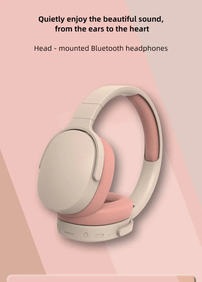 Wireless Headphones BT 5.1 Over Ear HiFi Stereo Headset True Wireless Sports Earphones Noise Cancelling Gaming Headphones