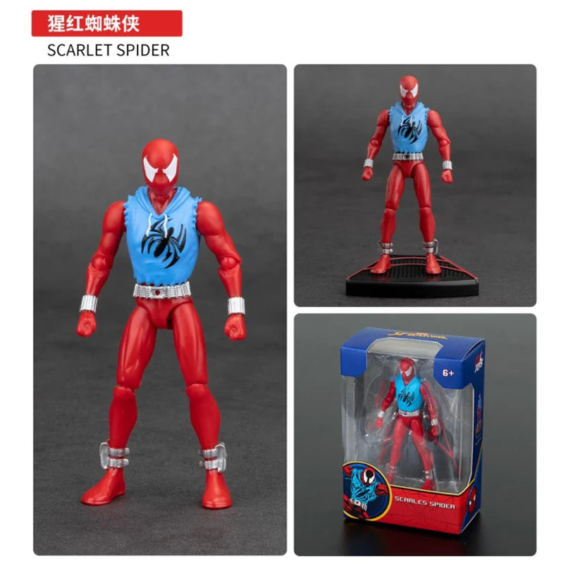 Avengers Legends Iron Man Spider Man Thor Captain America Thanos Hulk War Machine Action Figures Gif