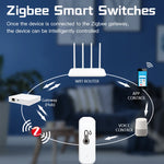 Support Tuya Zigbee Temperature Humidity Sensor Smart Home Device Compatible with Google Home Alexa for Environmental Monitoring