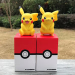 original Pokemon Figures Pikachu Charmander Psyduck Jigglypuff Bulbasaur Squirtle PVC Toys Model