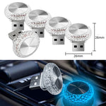 Car USB Ambient Light Mini LED Decorative Atmosphere Lamps for Auto Interior Environment Light Computer Portable Light Plug Play