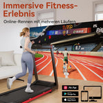 Superun Raceable Treadmill for Home, Walk Treadmill with 6% Incline 158 kg Weight Capacity