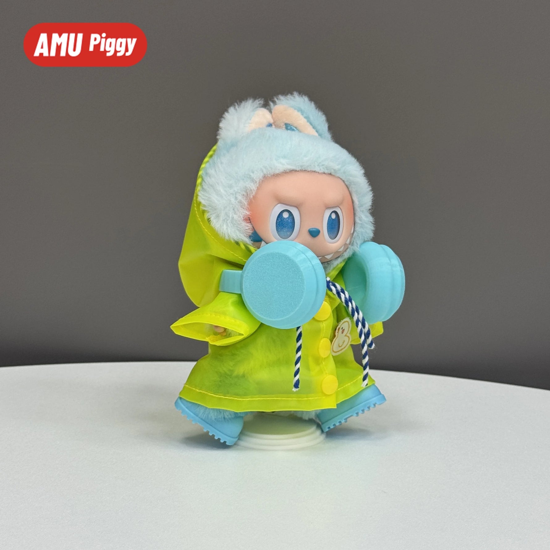 Doll Clothes: Baby Clothes Third Generation, Front High Energy Set, Sitting Party, Macaron,Only clothes