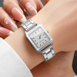 1/2PCS Fashion Square Dial Women Watches Ladies Quartz Wristwatches Girls Clock Reloj Mujer（Without Box）