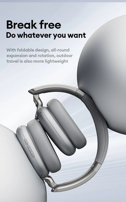 Original Lenovo TH60 Wireless Bluetooth 5.4 Headsets Over-Ear HD Call HIFI Surround Sound Headphones Low Game Latency Earphones