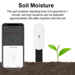 Tuya Zigbee Temperature Humidity Moisture Detector Smart Soil Tester Moisture Sensor Real Time Monitor Support Home Assistant Z2