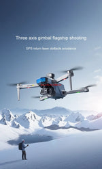 8K ESC 3 Axis Gimbal 360° Obstacle Avoidance WIFI FPV RC Drone 5G Brushless Electric GPS Follow Me Remote Control Quadcopter Toy