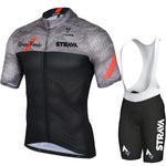 STRAVA Style Men's Summer Cycling Clothing Set