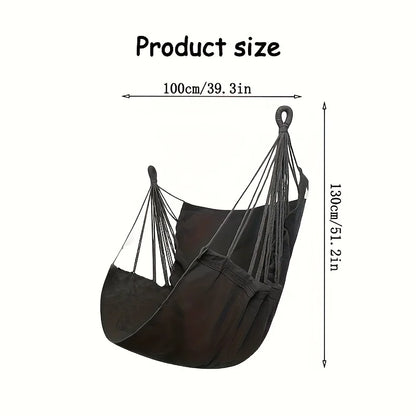 Hangout Haven™ – Chaise hamac relaxante avec sac de rangement