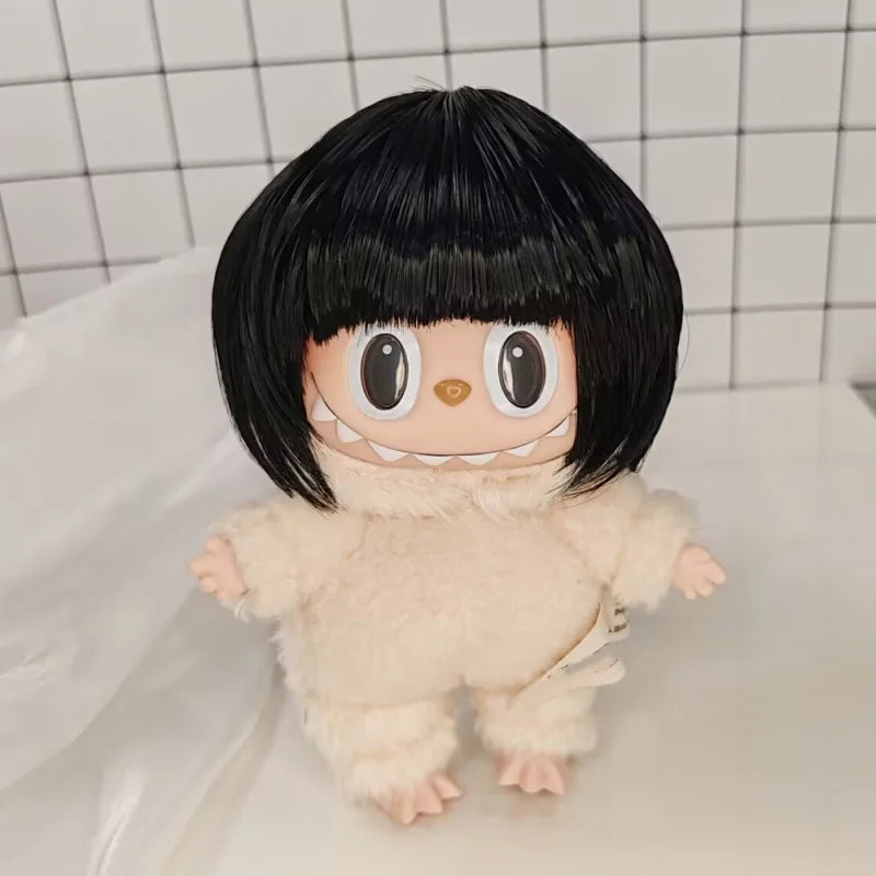 Short Hair Wig For Labubu V3 V2 V1 For 1/3 BJD Dolls Fisherman Hair Bobo hair Wig for Labubu Doll's Accessories
