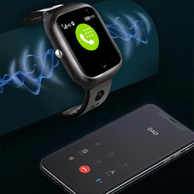 4G Elderly Smart Watch GPS Tracker Video Call SOS Heart Rate Monitoring IOS Android GPS+WIFI+LBS Positioning Smart Clock FA66S