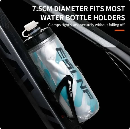 610ML Cycling Keep Cold Water Bottle MTB Road bike Portable Cup Lightweight Outdoor Cycling Water bottle Bike Accessory