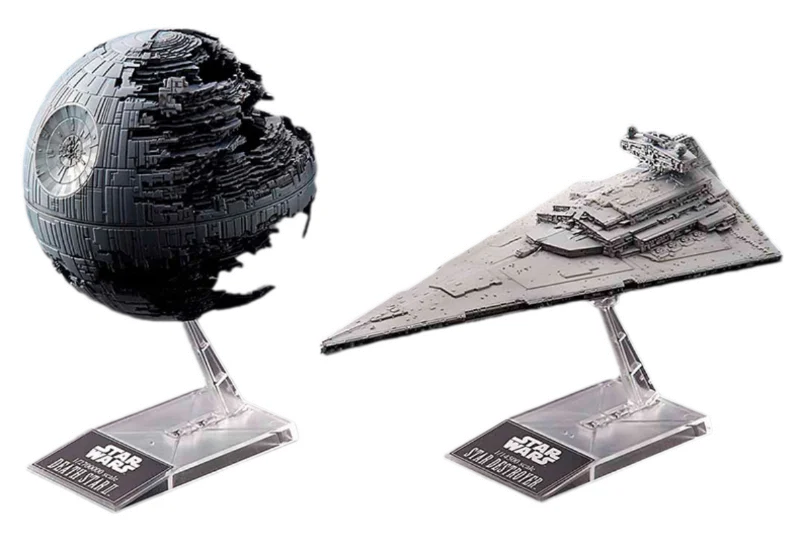 Spot Direct Delivery Bandai Original STAR WARS Anime Collectible Model Star Wars Series Action Figure Assembly Toys for Kids