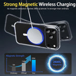 Magnetic Magsafe Wireless Charging Case For iPhone 17 Pro Max iPhone17 Air Clear Hybrid Hard Cover Soft Shell For iPhone17ProMax