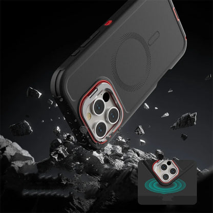 3 IN1 Military Heavy Support Hanging Rope Case For IPhone 16 15 14 Plus 13 Pro Max for MagSafe Magnetic Shockproof Cover