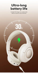 Original Lenovo TH54 Head Mounted Wireless Bluetooth 5.4 Earphones Over-Ear HIFI Stereo Music Game Noise Canceling Sport Earbuds