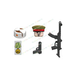 N601-650 MOC Military War Infantry Soldiers Action Figures Creative Bricks Accessories Building Blocks Children's Toys Gifts