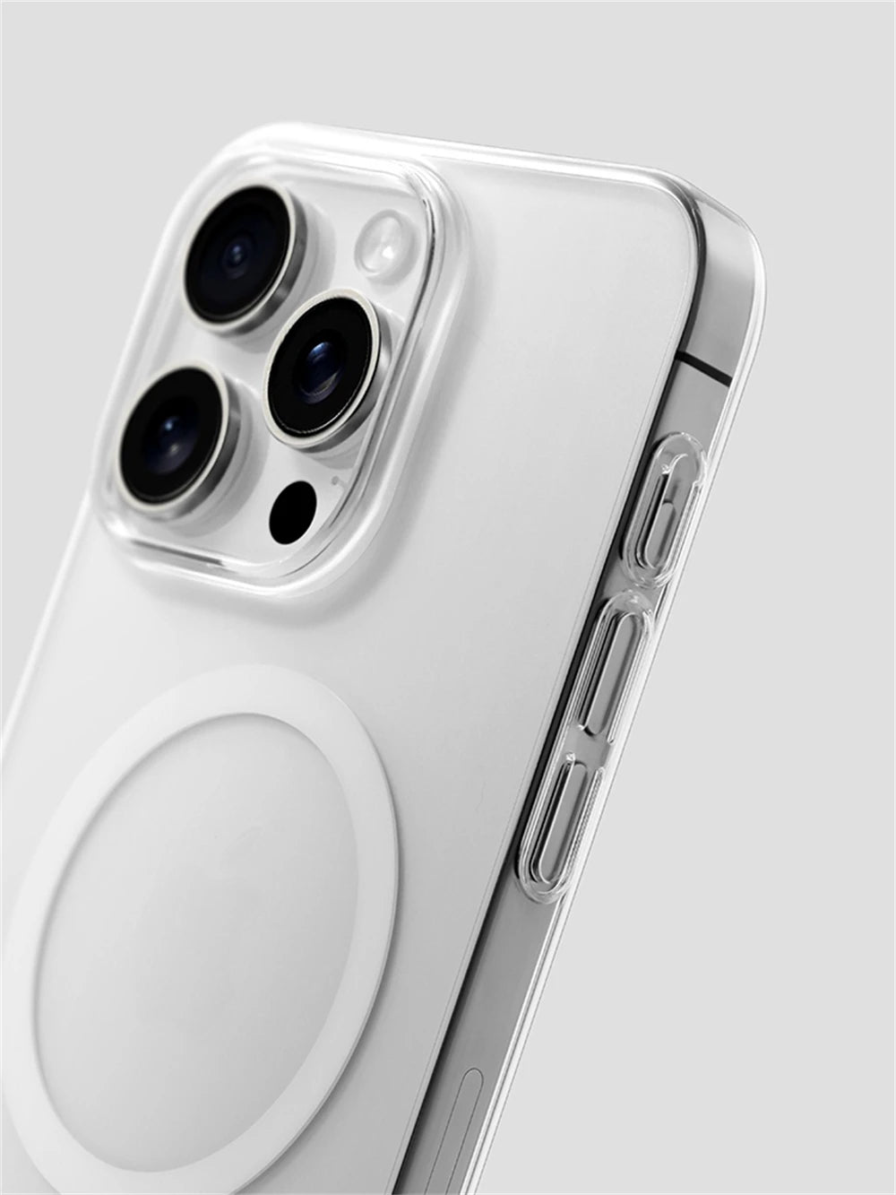 Ultra Thin Hard PC HD Transparent Magnetic Case For iPhone 17 Pro Max 16 15 14 Plus 13 12 Magsafe Wireless Charge Clear Cover