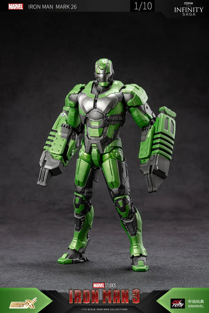 ZD Toys Iron Man Action Figure Mark 35 Red Snapper Iron Man MK 24 MK 22 MK 47 Tony Stark Ironman Figure Action Collect Toy Gift