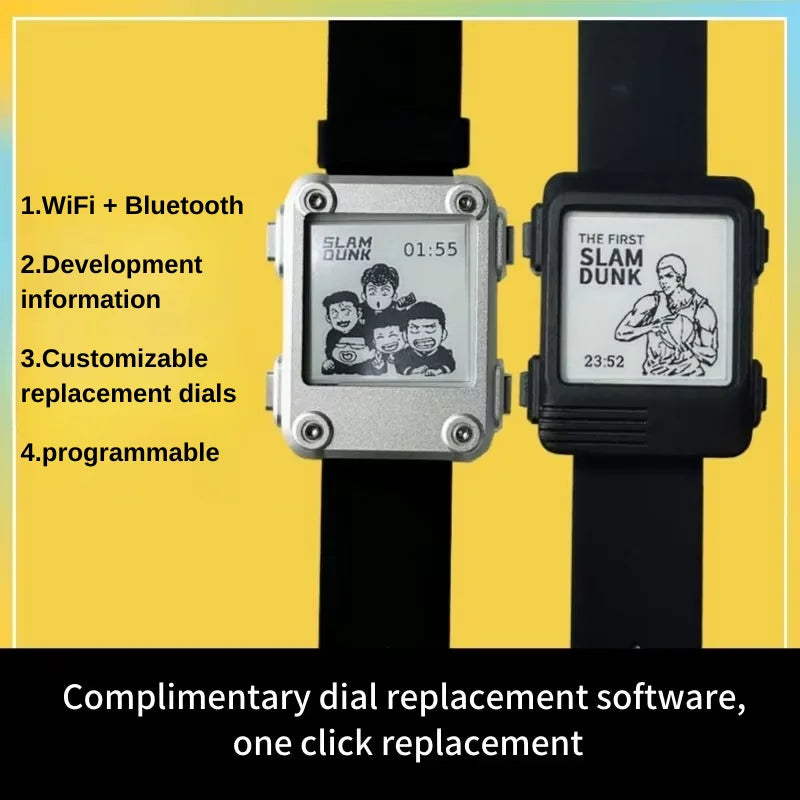 ESP32 p4 E-ink Display Open Source Watch V2.0 ePaper Smartwatch DIY Dial With Bluetooth And WiFi Programmable For Developers