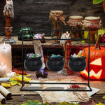 Large Wizard Witch Cauldron Decoration Prop Halloween Irish Parties Table Centerpieces Candy Holder Table Halloween Decorations