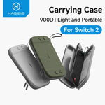 Hagibis Portable Carrying Case for Switch 2 Traveling Bag Hard Shell NS Accessories Protective Cover with 10 Games Cartridges