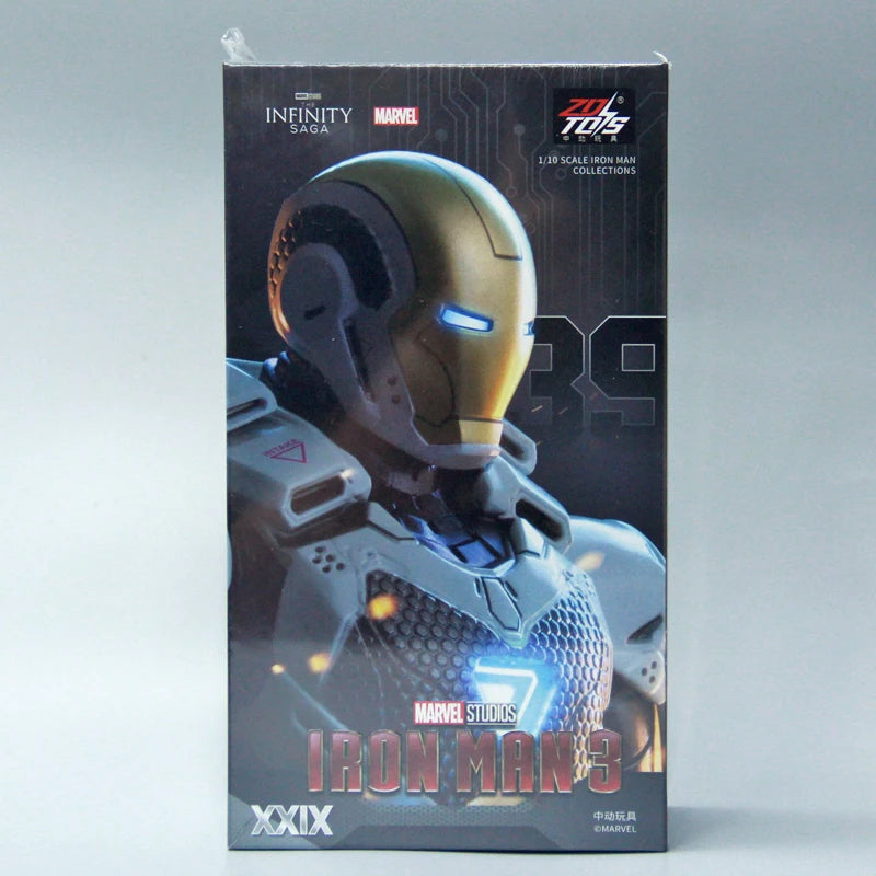 ZD Toys Marvel Studios Iron Man MK3 Action Figure MK35 MK24 MK40 MK38 Tony Stark Ironman Figure Action Collect Toy Gift