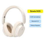 Baseus Wireless Headphones Bluetooth 5.3 HIFI Level Earphone 40mm Driver Foldable Over Ear Headsets 70H Playtime Spatial Audio