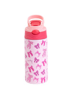12OZ/350ml Cartoon Pattern Thermos Cup Stainless Steel Insulated Bottle Children Thermos Kettle Outdoor Portable Handheld Cup
