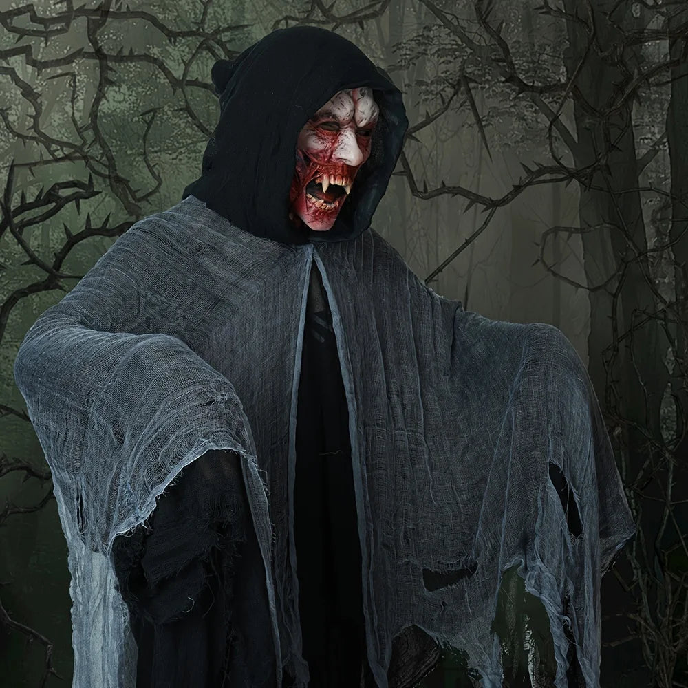 Halloween Cloak Skeleton Clothes Mask Ghost House Chamber Of Secrets Dressing Up Zombies Costume Props Halloween Gift