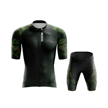Ensemble de cyclisme d'été RX MAVIC pour homme – Maillot et short de vélo de route respirants à manches courtes pour l'entraînement en équipe