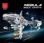 MOC-57273 Nebula Medical Corvette Frigate Building Blocks Movie Series Warship Kit Model Bricks Kid Toys Childrens Birthday Gift