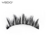 YSDO Magnetic Eyelashes Reusable Winged Magnetic 3D Mink lashes Long-Lasting No Glue Needed False Eyelashes with Tweezer Makeup