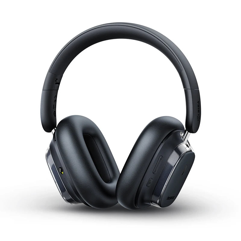 Baseus Bowie 30 Max Bluetooth Headphones 45dB Noise Cancellation Hi-res LDAC Over Ear Headset 3D Spatial Audio Wireless Earphone