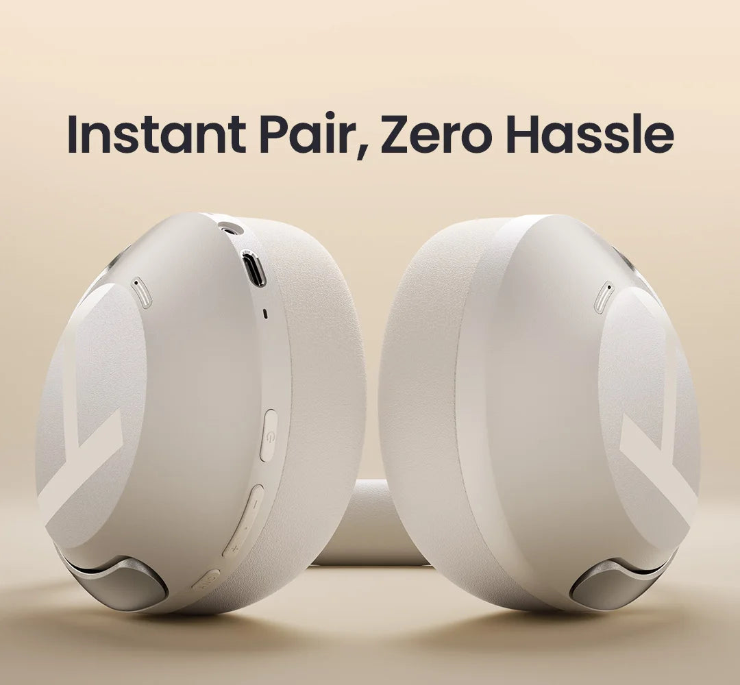 HAYLOU S40 ANC Wireless Headphone 50dB Noise Canceling Hi-Res 3D Spatial Audio Earphone with LDAC Bluetooth 6.0 Over Ear Headset