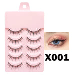 New Manga Lashes Soft Natural Eyelashes Thick False Eyelashes Manga Eyelashes Daily Dating Makeup Eyelashes Lashes Wispy