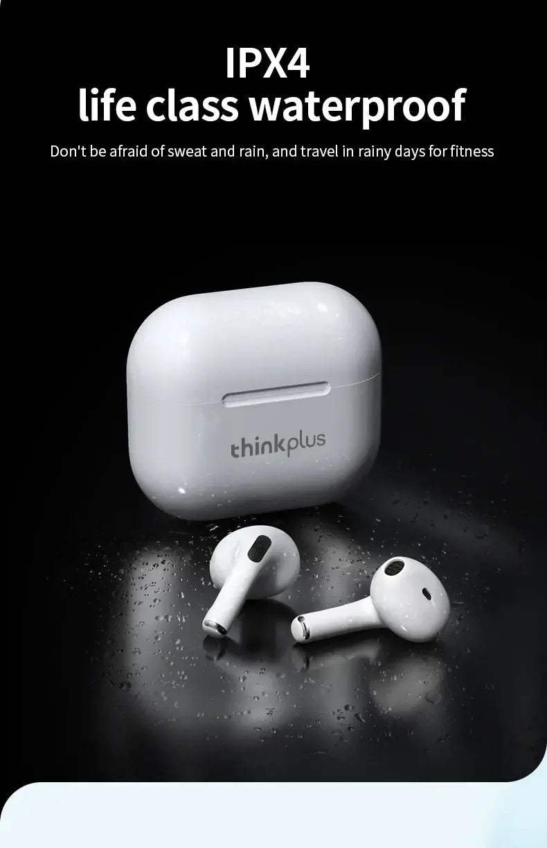 Original Lenovo LP40 Bluetooth 5.0 TWS Wireless Earphones Human Ear Design Headset Simple Operation Easy to Grasp Headphones