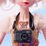 17cm Mini Doll'S Clothes Outfit Accessories For Labubu V1 V2 V3 Striped overalls hats glasses shoes Cool handsome Clothing Gift