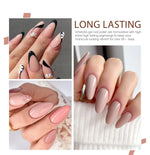 30ML Hard Gel For Nail Extension Milky White Builder Constructor Gel Self Leveling Reinforcement Nail Gels Camouflage Manicure