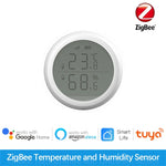 Tuya Smart ZigBee Thermometer Home Indoor Temperature And Humidity Sensor With LCD Display APP Voice Control Alexa Google Home