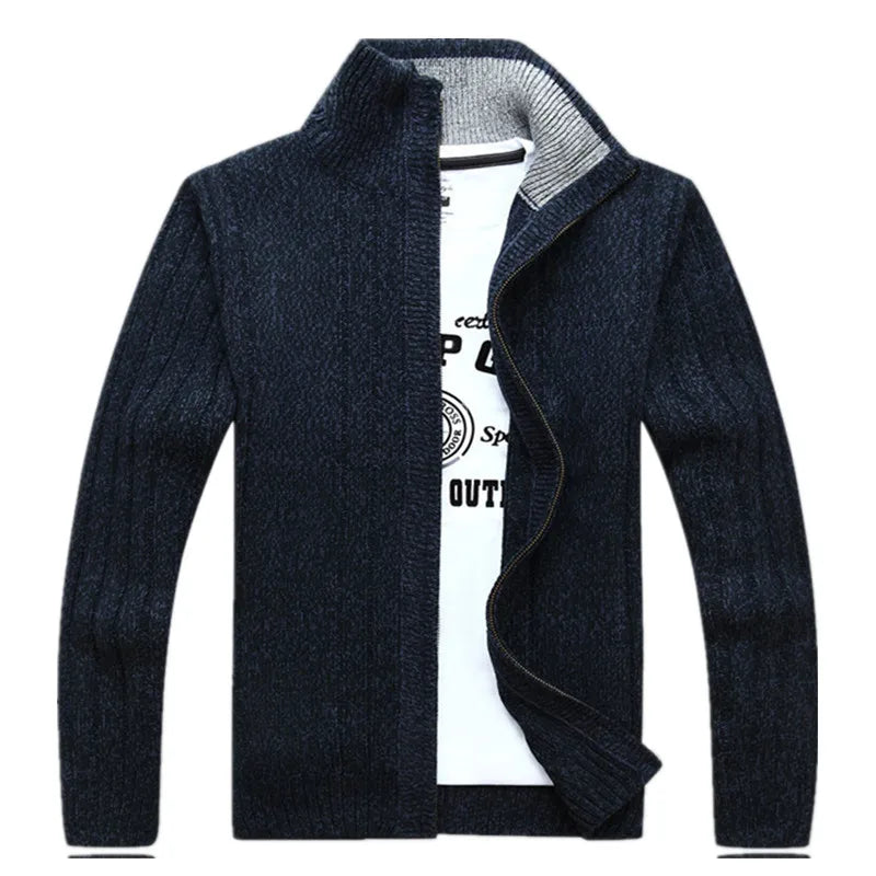 Sweater Male Wool Cotton Cardigan Autumn Men's Winter Sweater  Kint Wear Knitwear Coats Clothing