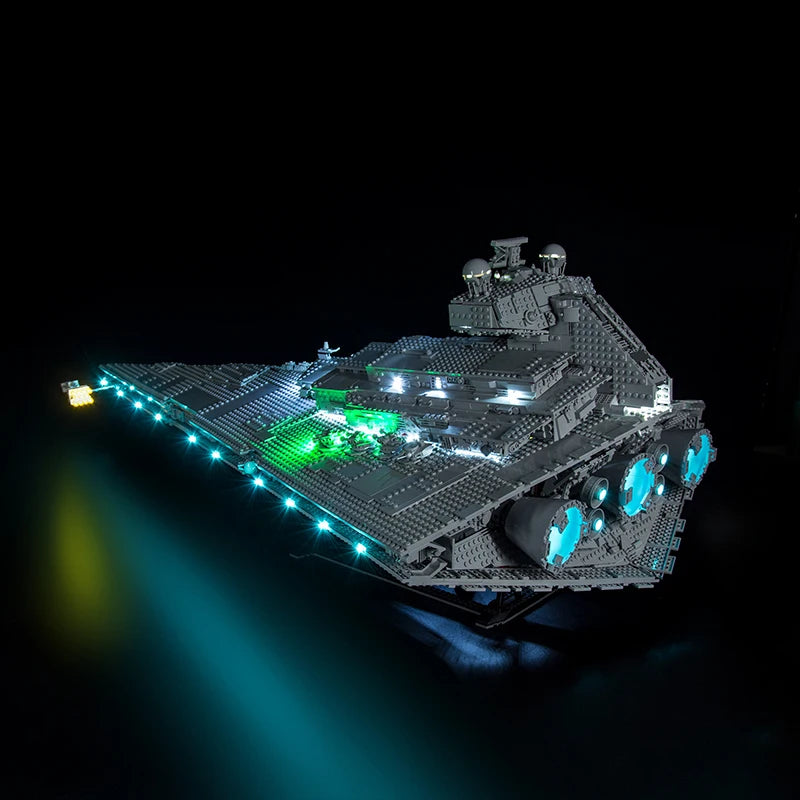 EASYLITE LED Light Set For 75252 Imperial Destroyer DIY Toys Blocks Bricks Only Lighting Kit Not Include Model