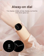 GUHUAVMI Smart Watch Women GPS Trajectory Heart Rate Blood Pressure NFC Bluetooth Call 1.27inch AMLOED Smartwatches Ladies