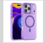 Shockproof Matte Transparent Case For Magsafe Case For iPhone 17 Pro Max 17 Air 17 Pro 17 Wireless Charge TPU Soft Cover Funda