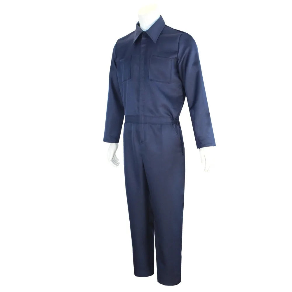Michael Myers Costume Cosplay Horror Demon Killer Blue Working Clothes for Men Disguise Halloween Suit for Adults