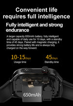 2025 New ECG+PPG Accurate Measure Heart Rate Smart Watch Men Blood Pressure Lipids Uric Acid Bluetooth Call Health Smartwatches