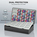 Game Card Case for  Switch 2 & Switch OLED & Lite, Memory Storage Holder with 120 Game Card Slots and 240MicroSD Cards S