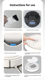 Xiaomi Smart Sweeping Robot 3-in-1 Smart Cleaner Household Rechargeable Fully Automatic Vacuum Cleaner 6000Pa Suction Pet Hair